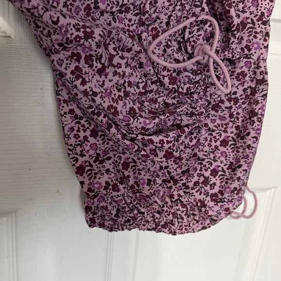 Anthropologie Purple Patterned Joggers - Picture 10 of 12